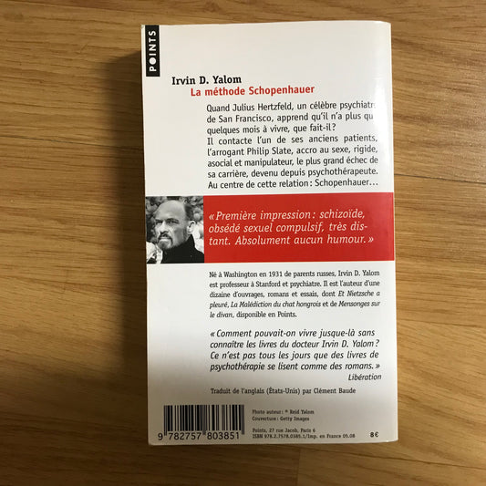 Yalom, Irving - La méthode Shopenhauer