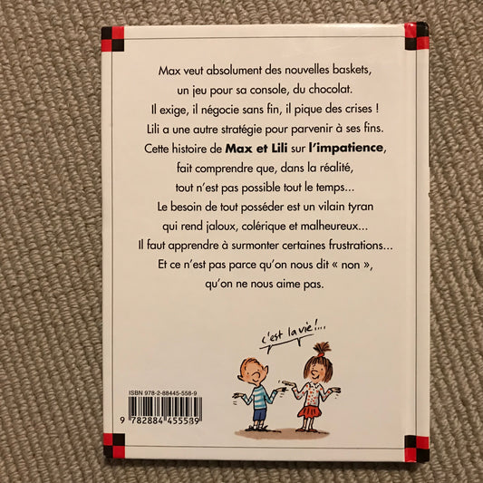 Max et Lili T53: Max et Lili veulent tout tout de suite ! - Bloch & Saint Mars