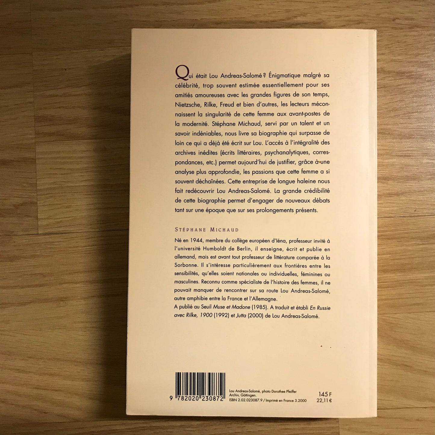 Lou Andreas-Salomé, L’alliée de la vie - Stéphane Michaud