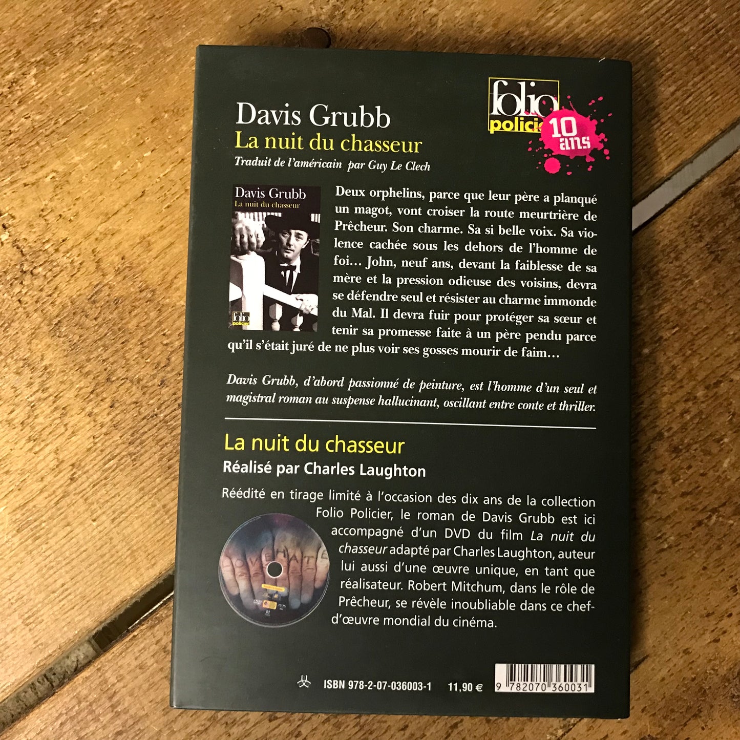 Grubbn Davis - La nuit du chasseur (book + DVD)