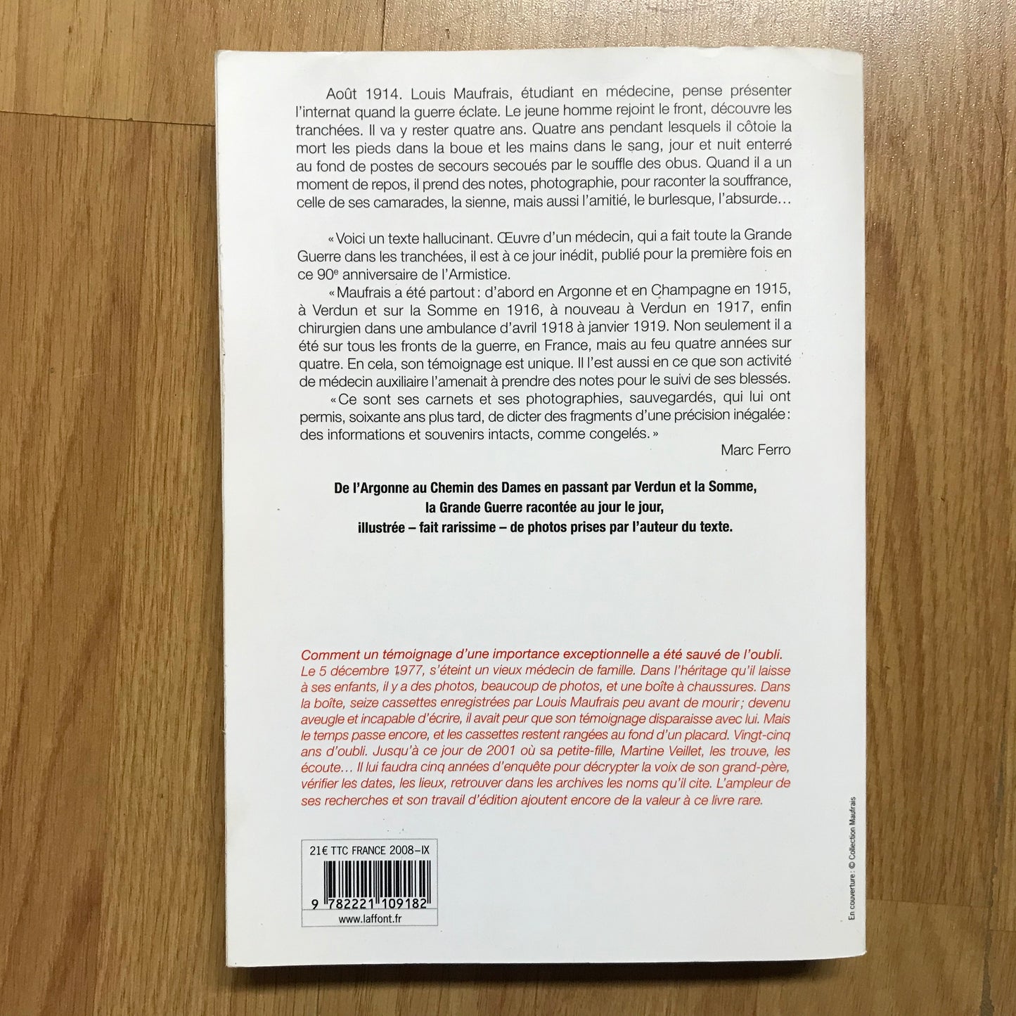 Maufrais, Louis - J’étais médecin dans les tranchées