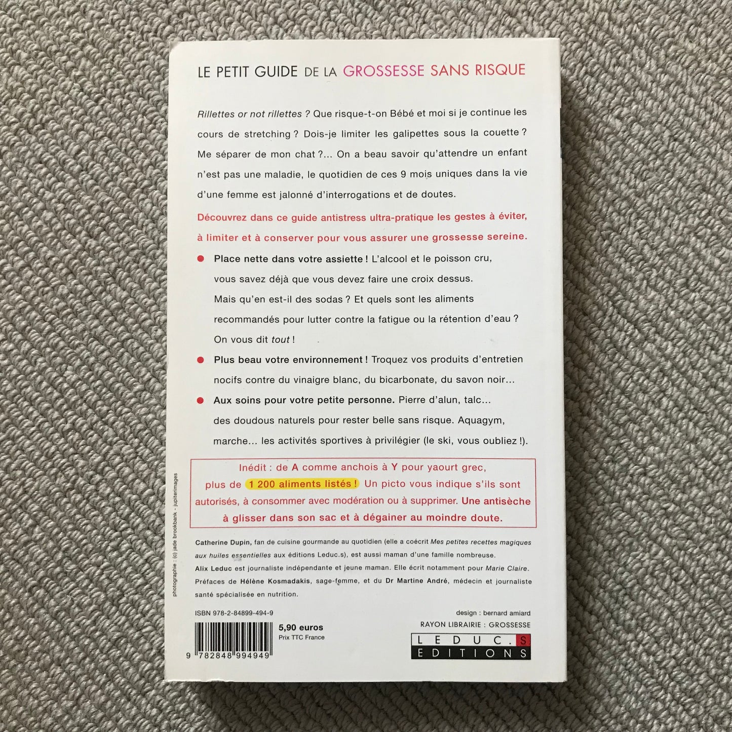 Le petit guide de la grossesse sans risque - C. Dupin & A. Leduc