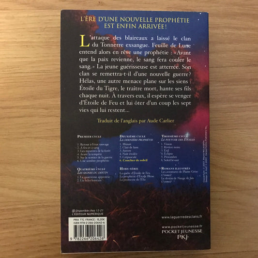 La guerre des clans Cycle 2 Livre 6, Coucher du soleil - Erin Hunter