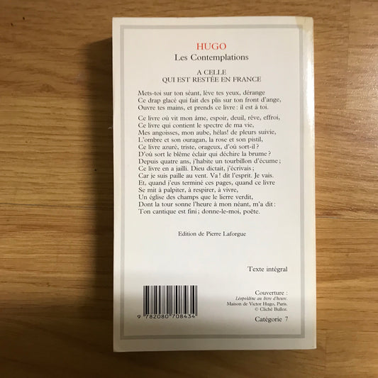 Hugo, Victor - Les contemplations