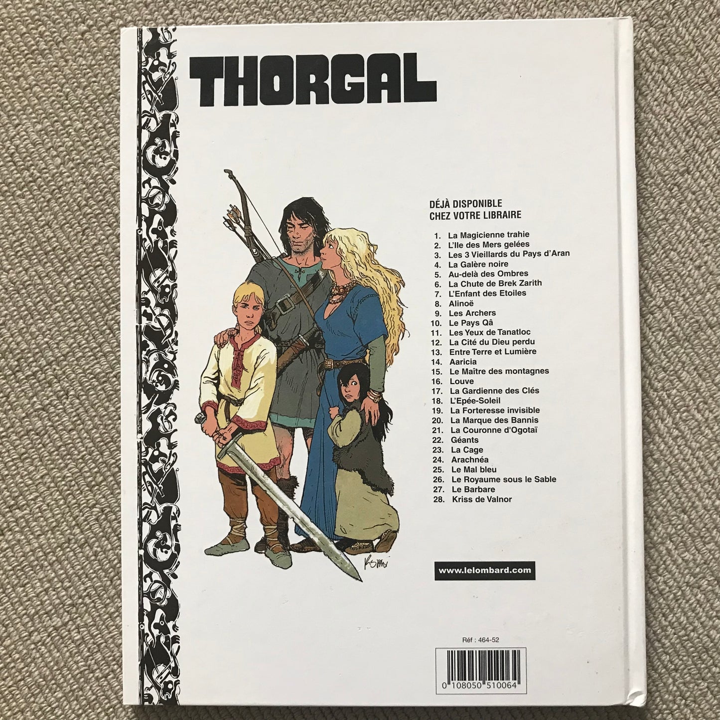 Thorgal T09: Les Archers - Rosinski & Van Hamme
