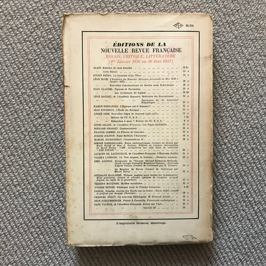 Thiébaut, Marcel - En lisant M. Léon Blum