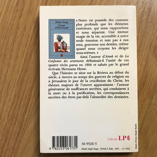 Zweig, Stefan - L’amour d’Erika Ewald