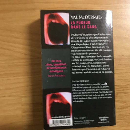 McDermid, Val - La fureur dans le sang