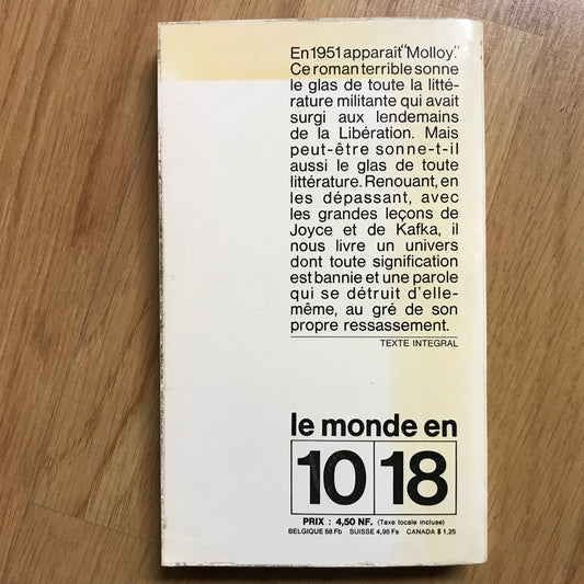 Beckett, Samuel - Molloy