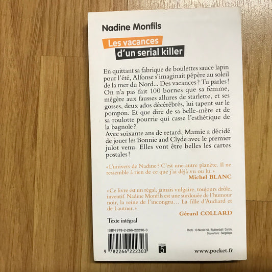 Monfils, Nadine - Les vacances d’un serial killer