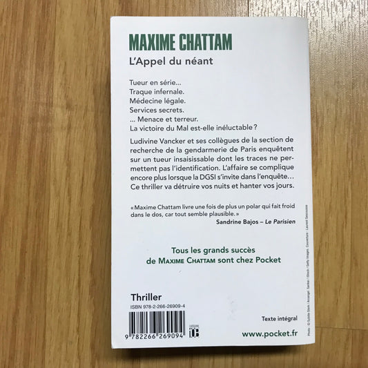 Chattam, Maxime - L’appel du néant