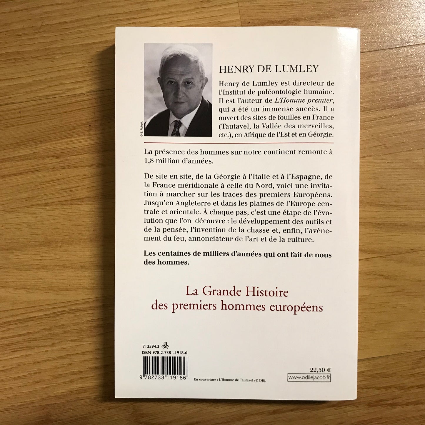 Lumley de, Henry - La Grande Histoire des premiers hommes européens