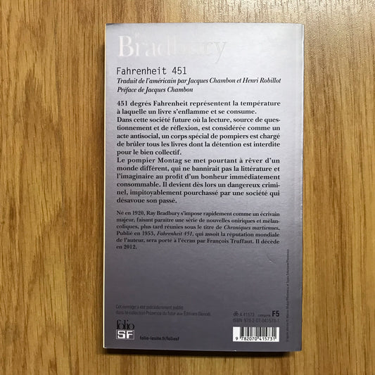 Bradbury, Ray - Fahrenheit 451