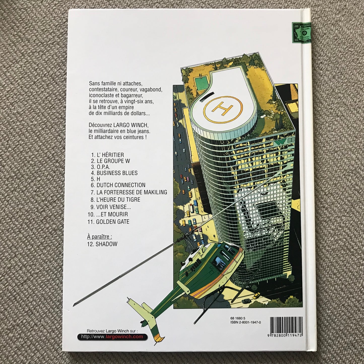 Largo Winch T03: O.P.A. - Francq & Van Hamme