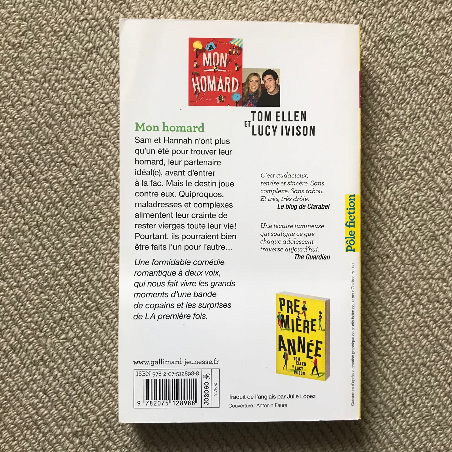 Mon homard - Tom Ellen & Lucy Ivison