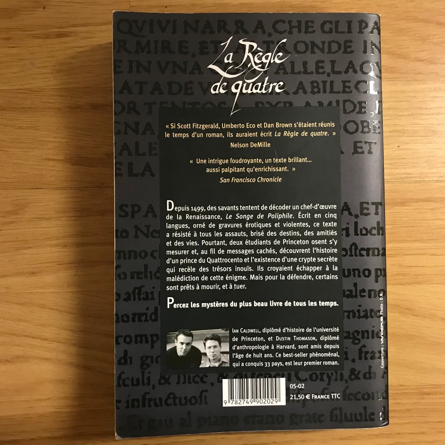 Caldwell, Ian - Le règle de quatre
