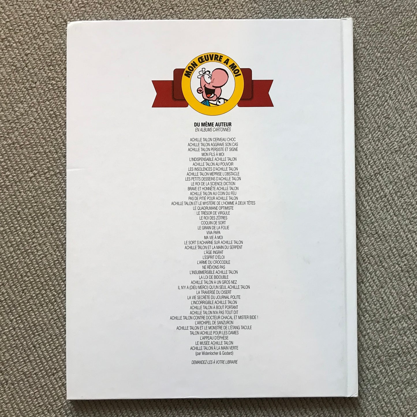 Achille Talon en vacances - Greg