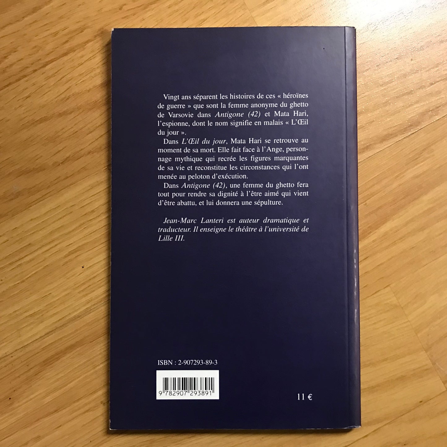 Lanteri, Jean-Marc - L’œil du jour suivie de Antigone