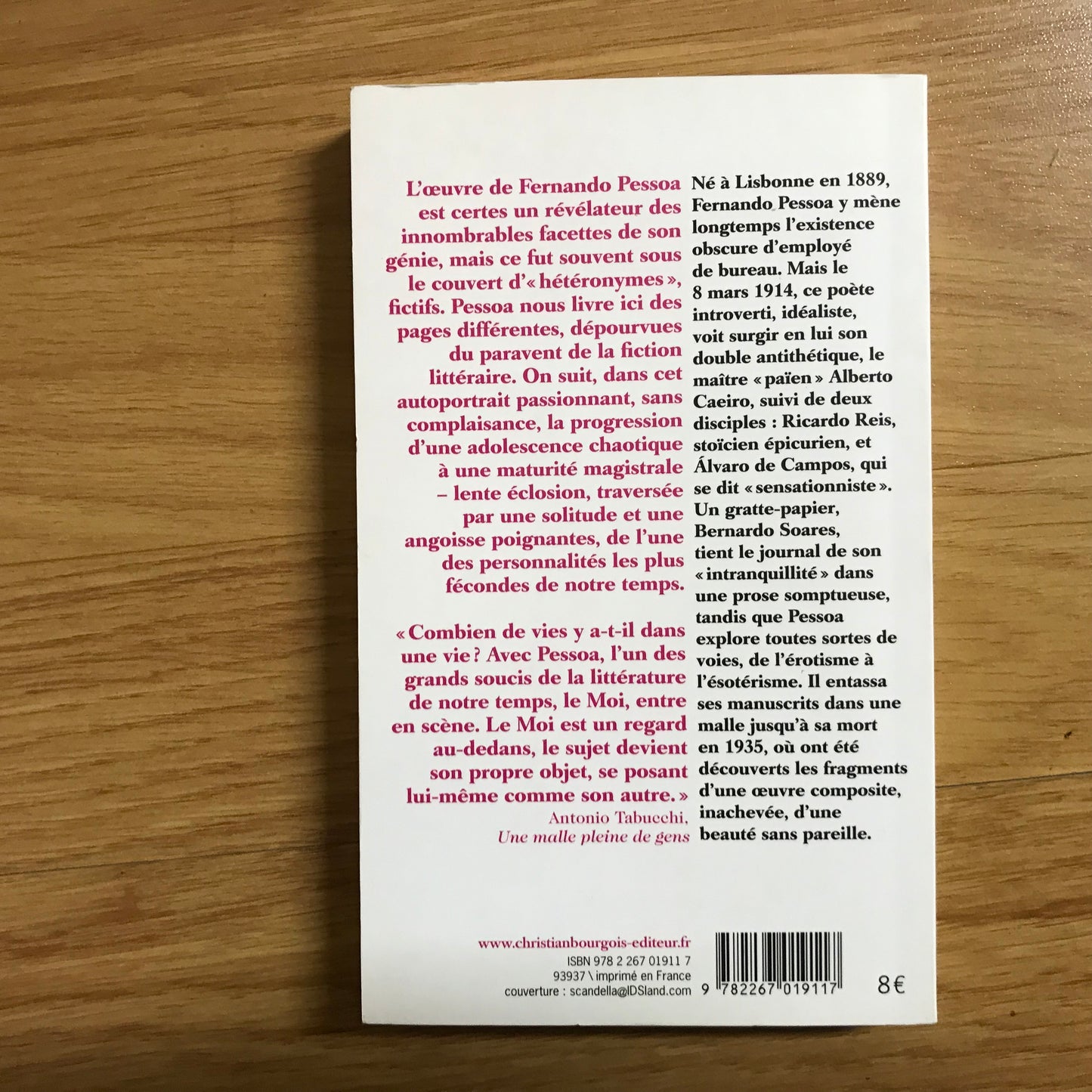 Pessoa, Fernando - Un singulier regard