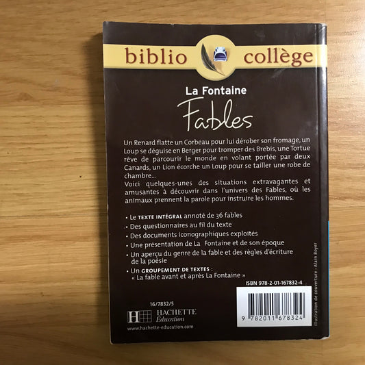 Fontaine de la, Jean - Fables