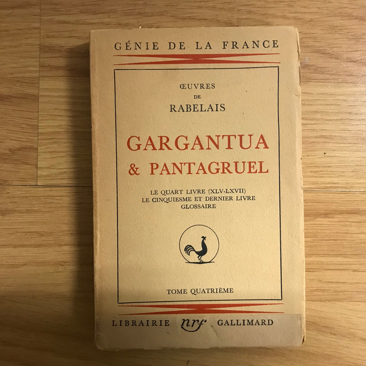 Rabelais - Gargantua et Pantagruel Tome 4