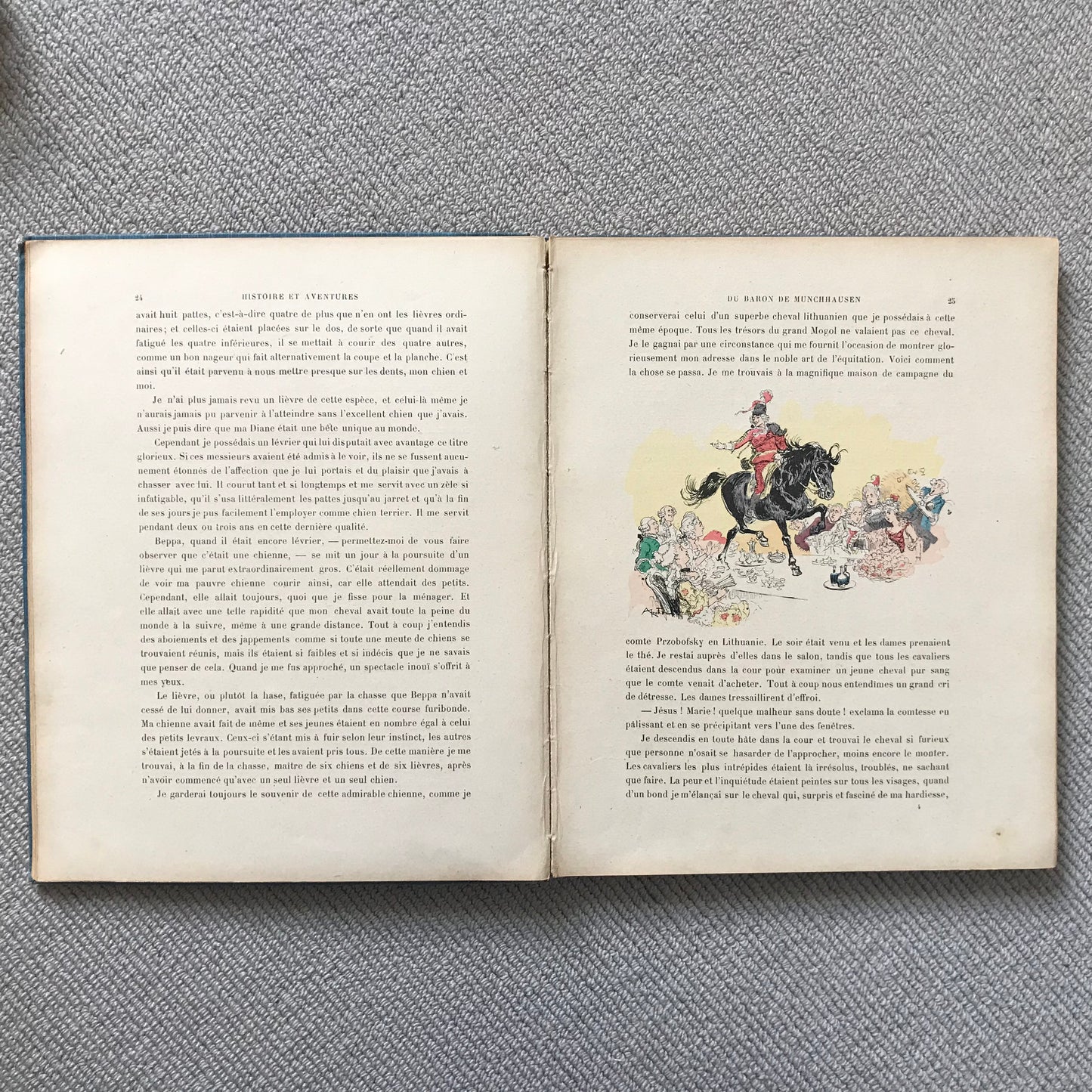 Histoire et aventures du Baron de Munchausen