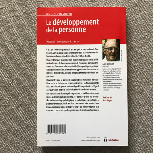 Développement de la personne - C. R. Rogers