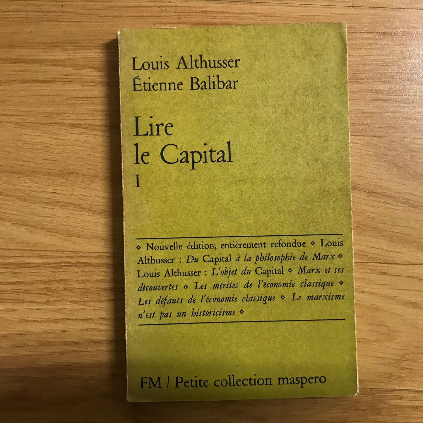 Althusser, Louis & Balibar, Étienne - Lire le Capital I