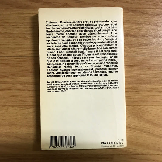 Schnitzler, Arthur - Thérèse