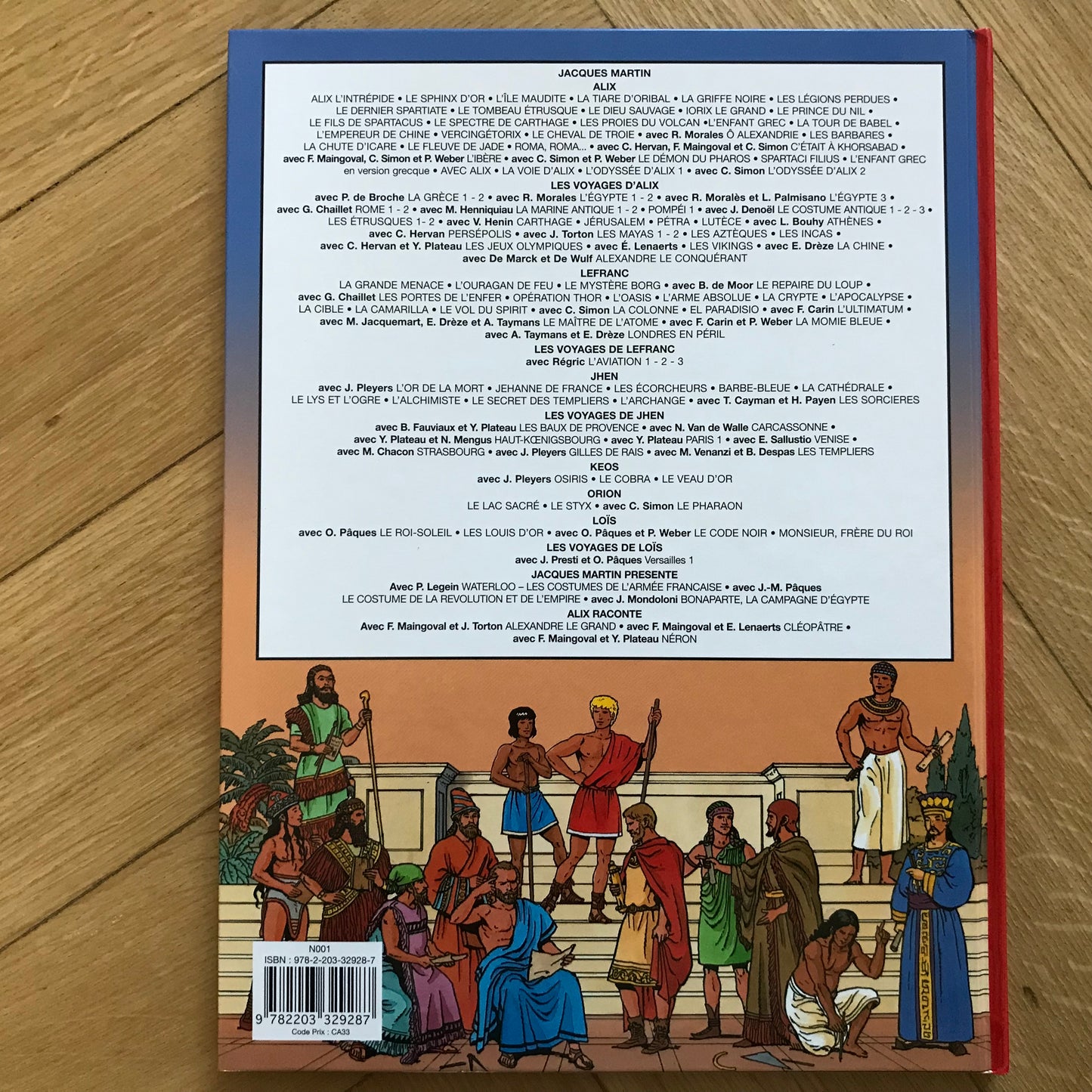 Alix, Les voyages d’Alix T03 L’Egypte - Jacques Martin