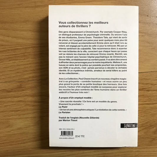 Cleave, Paul - La collection