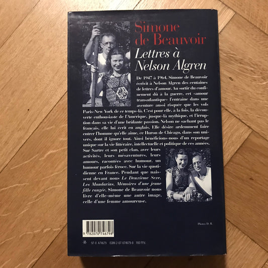 Beauvoir de, Simone - Lettres à Nelson Algren