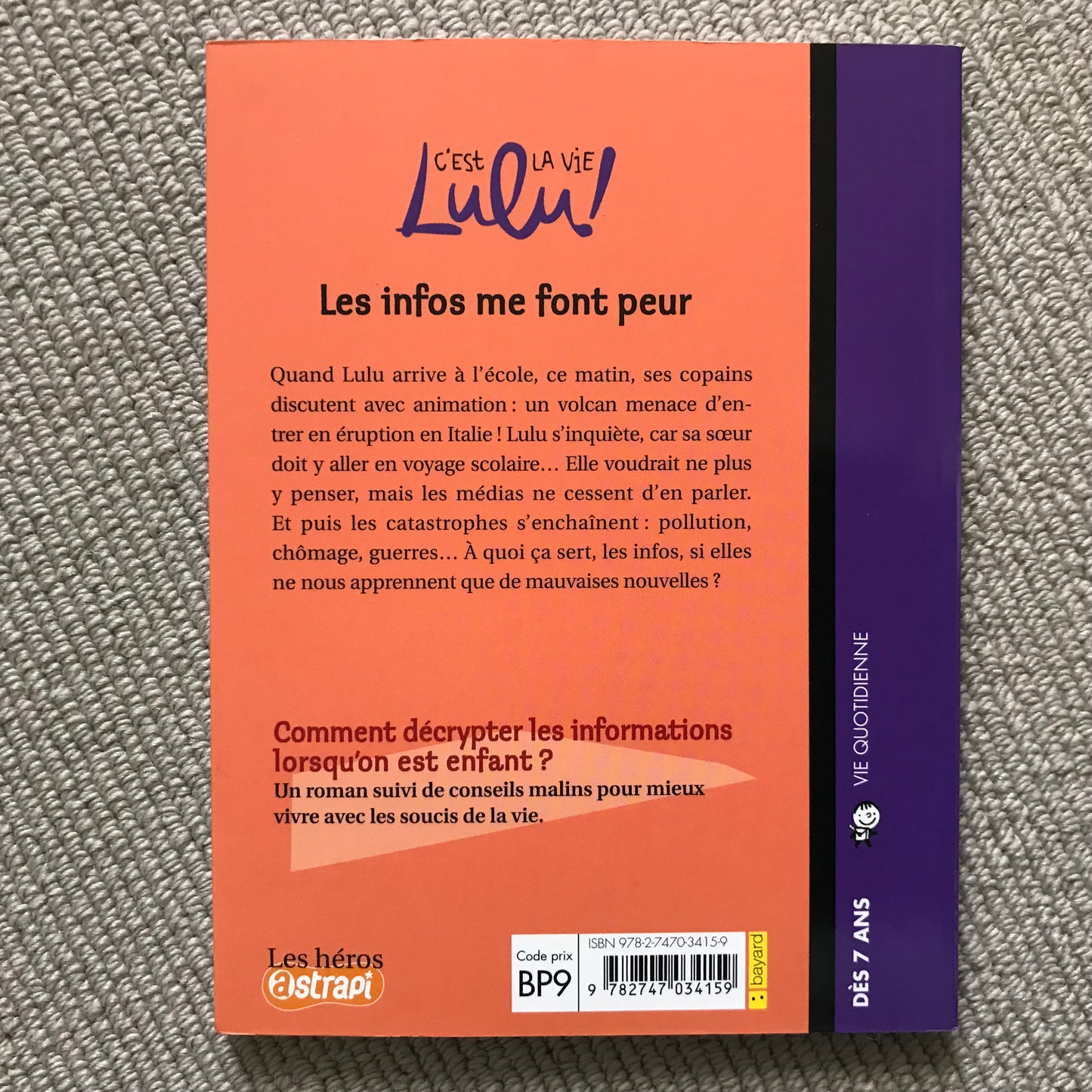 Lulu T22, Les infos me font peur - F. Dutruc-Rosset & M. Morel