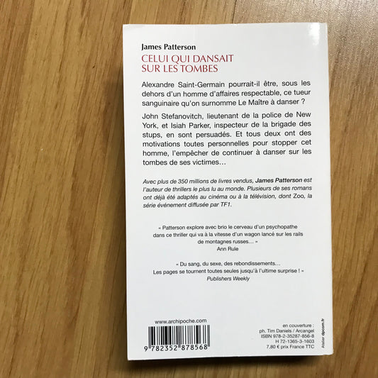 Patterson, James - Celui qui dansait sur les tombes
