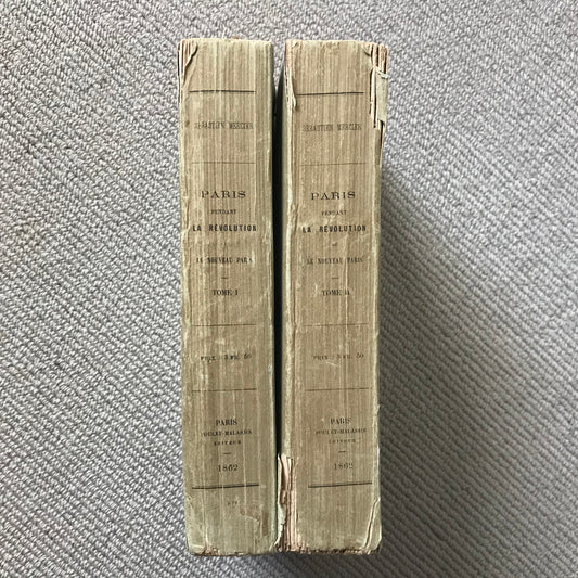 Mercier, S. - Paris pendant la Révolution (2 volumes)