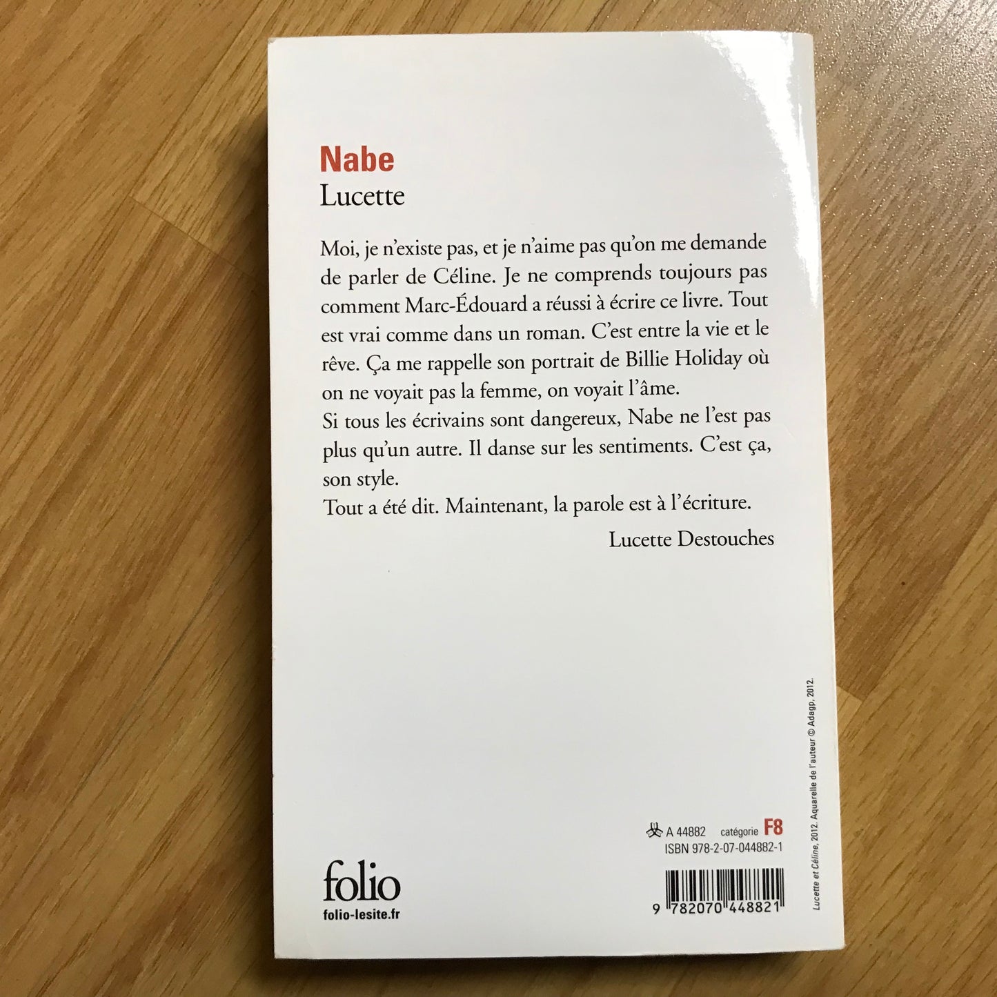 Nabe, Marc-Edouard - Lucette