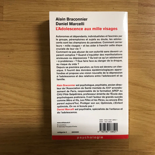 Braconnier, Alain - L’adolescence aux mille visages