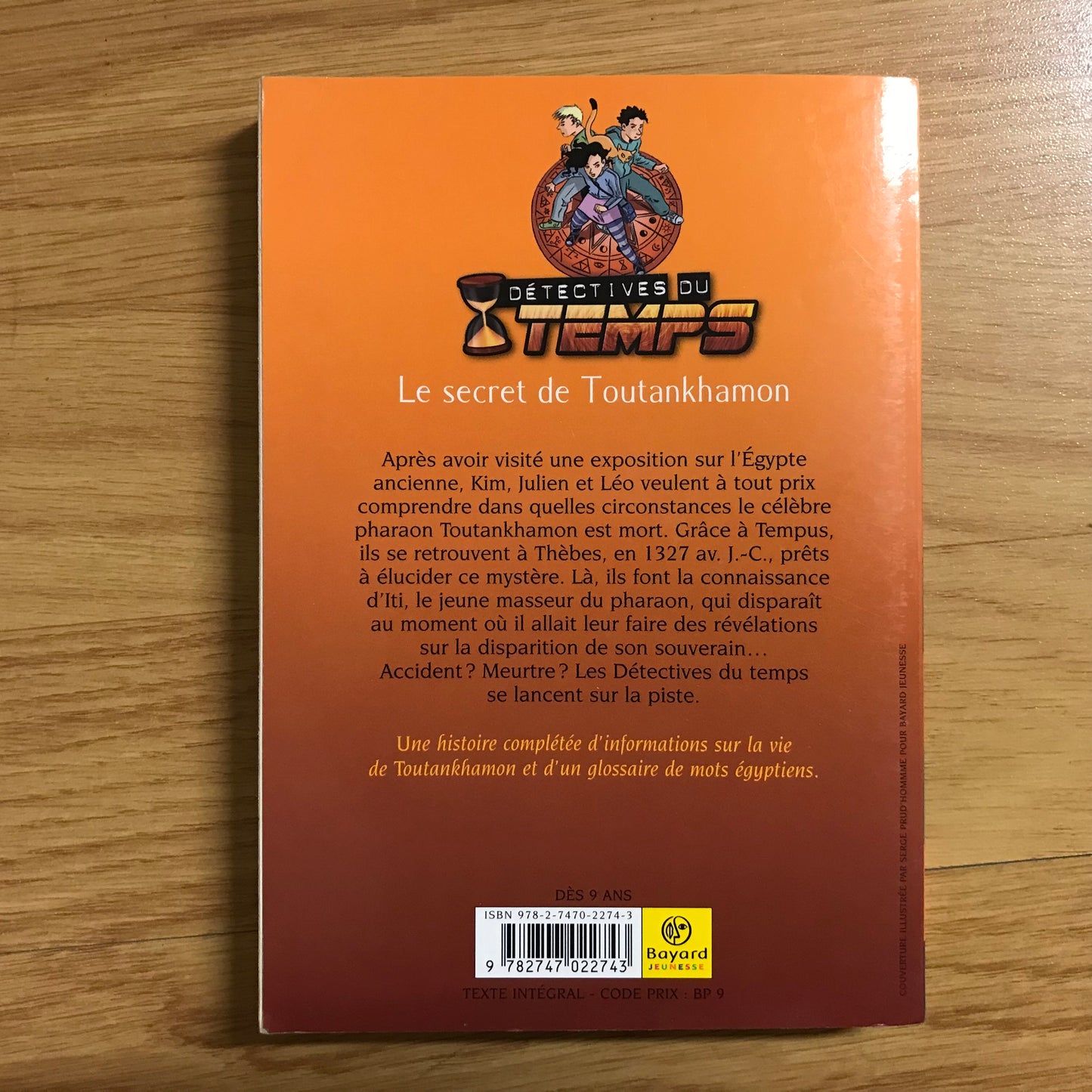 Lenk, Fabian - Détectives du temps, Le secret de toutankhamon