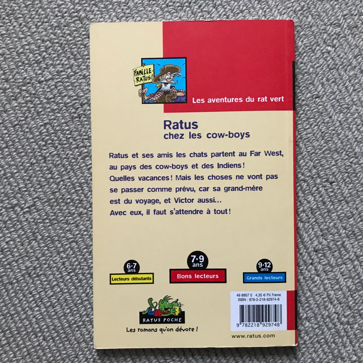 Ratus Poche: Ratus chez les cow-boys - J. & J. Guion