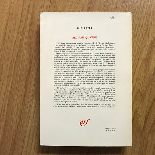 Bateson H. E. - Six par quatre