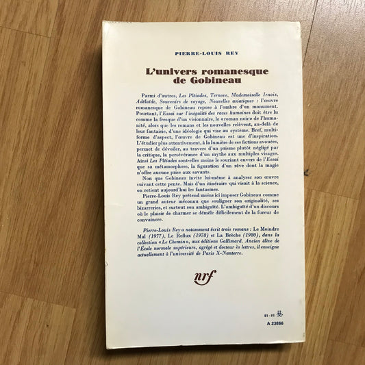 Rey, Pierre-Louis - L’univers romanesque de Robineau