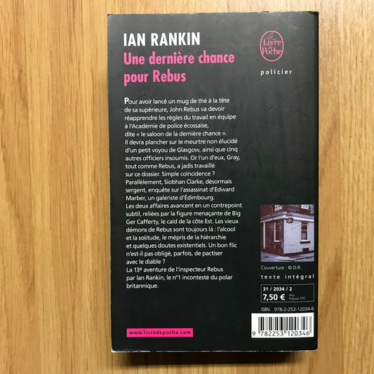 Rankin, Ian - Une dernière chance pour Rebus