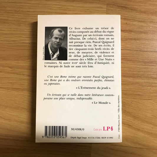 Quignard, Pascal - Albucius