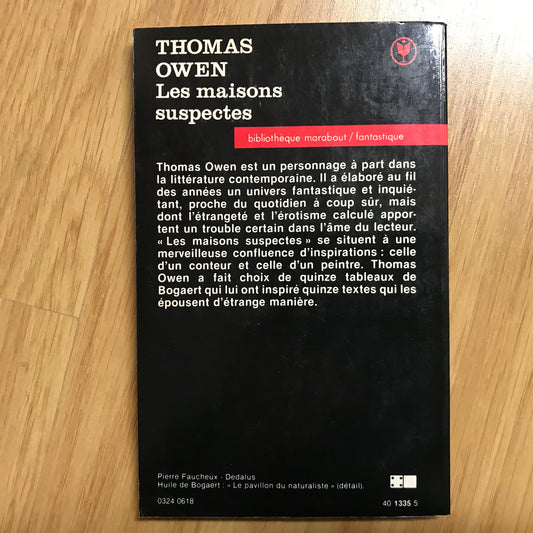 Owen, Thomas - Les maisons suspectes