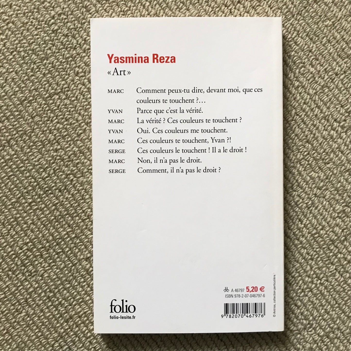 Reza, Yasmina - “Art”