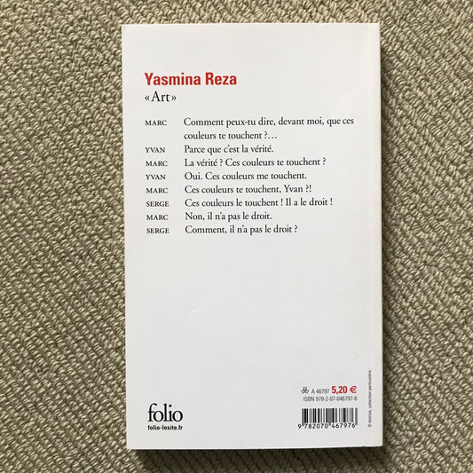 Reza, Yasmina - “Art”