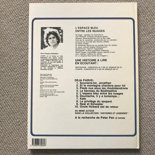 Jonathan, T05: L’espacé bleu entre les nuages - Cosey