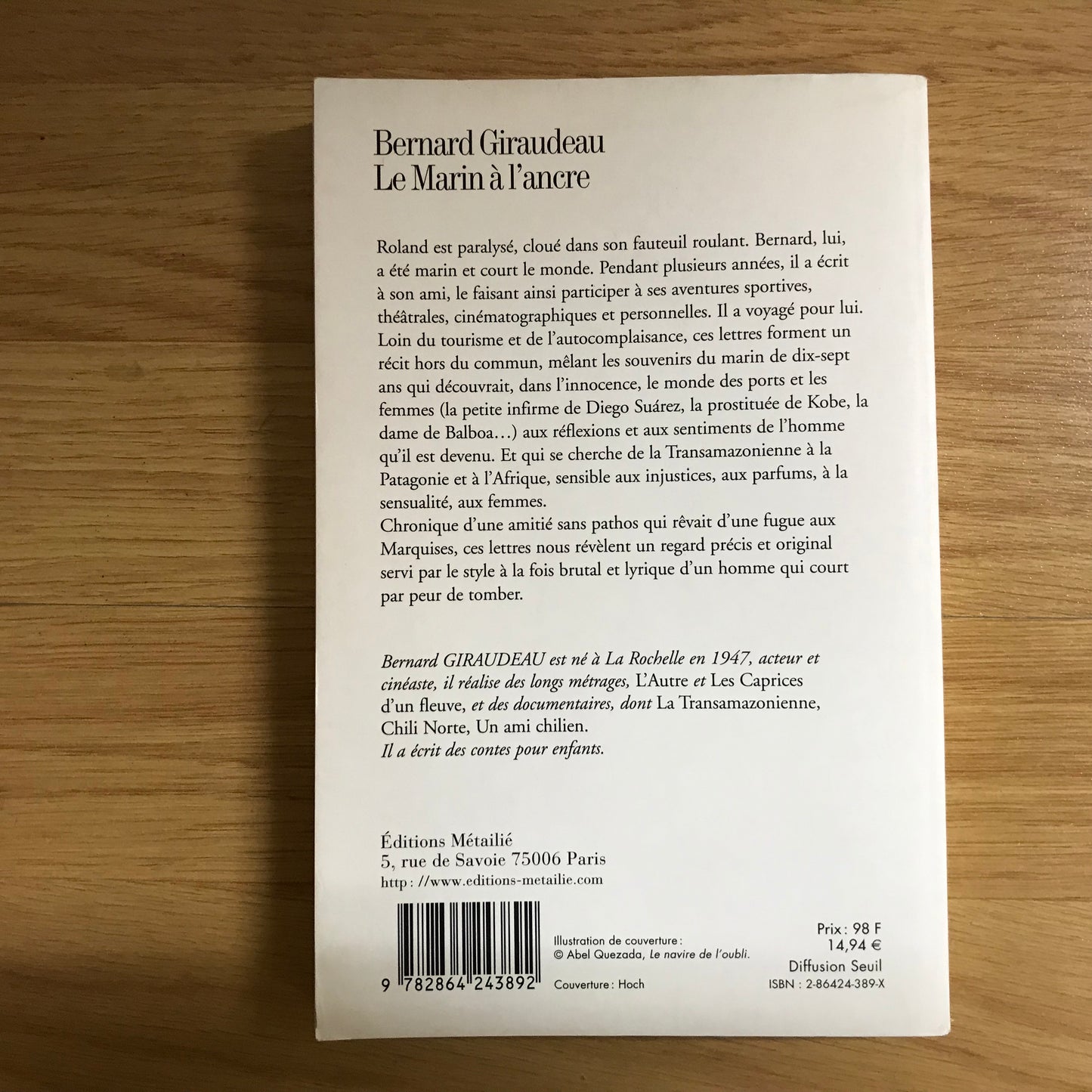 Giraudeau, Bernard - Le marine à l’ancre