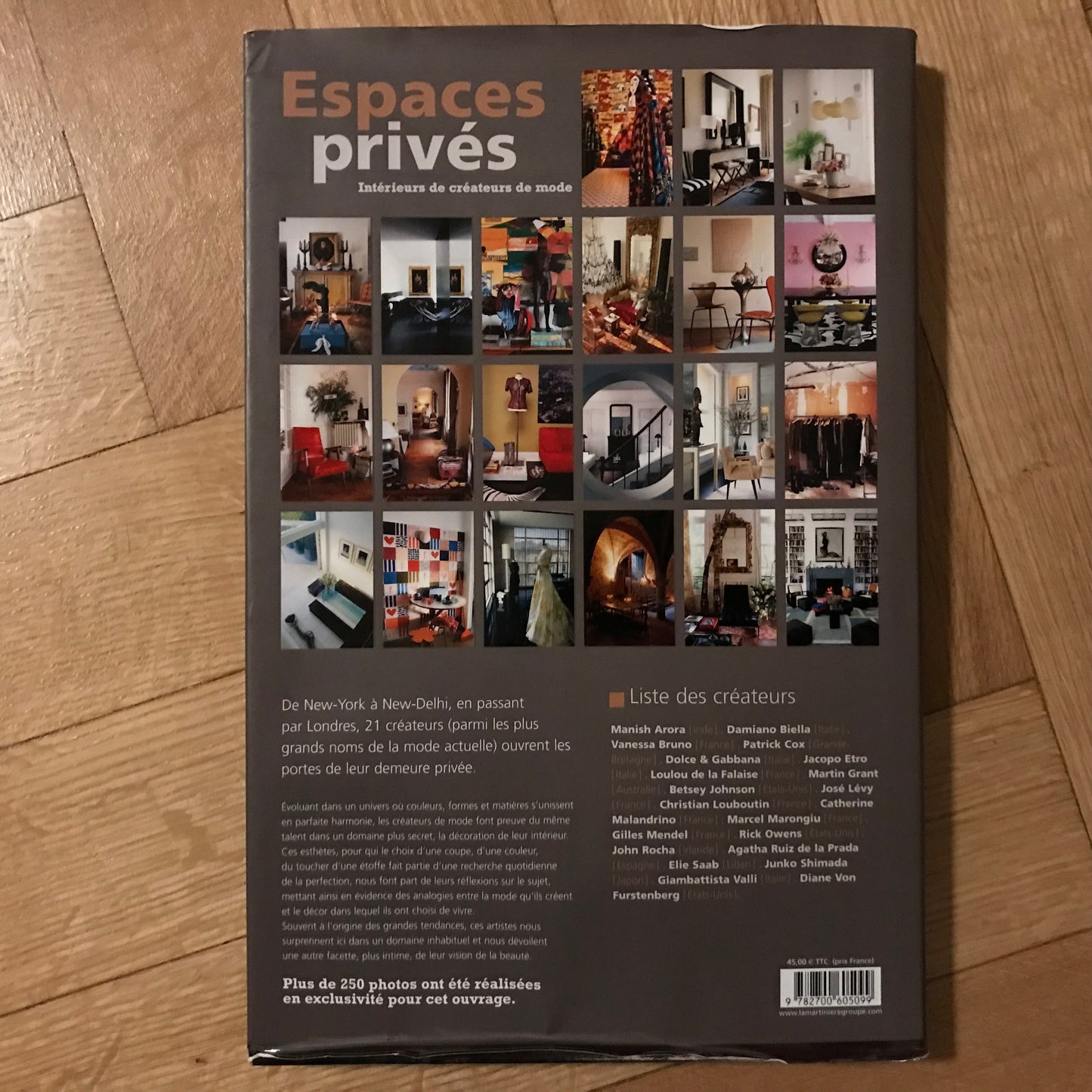 Bariller, Marie - Espaces privés, intérieurs de créateurs de mode