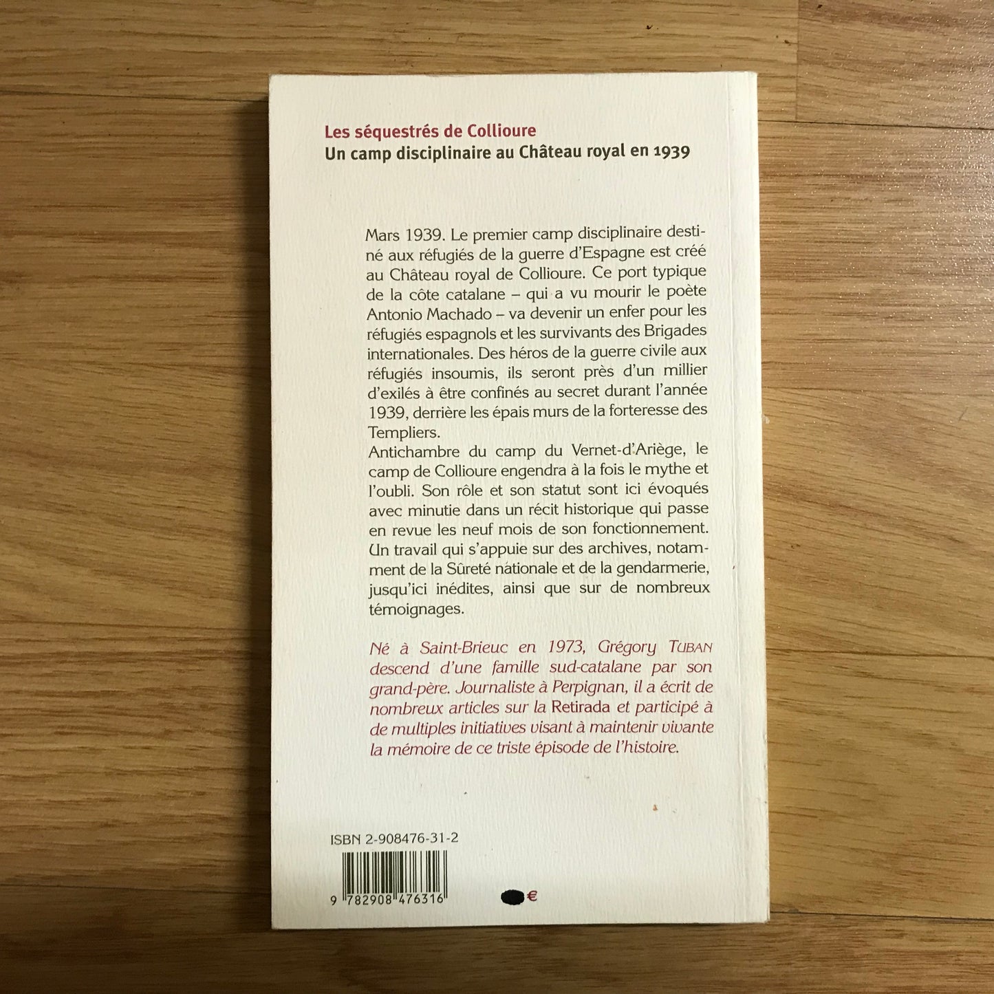 Tuban, Grégory - Les séquestrés de Collioure